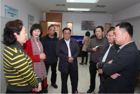 副市长陈高燕陪同省级公共文化改革试点实地验收组莅临市文化馆检查指导