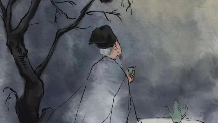 苏东坡原创插画 | 花正好，月正圆