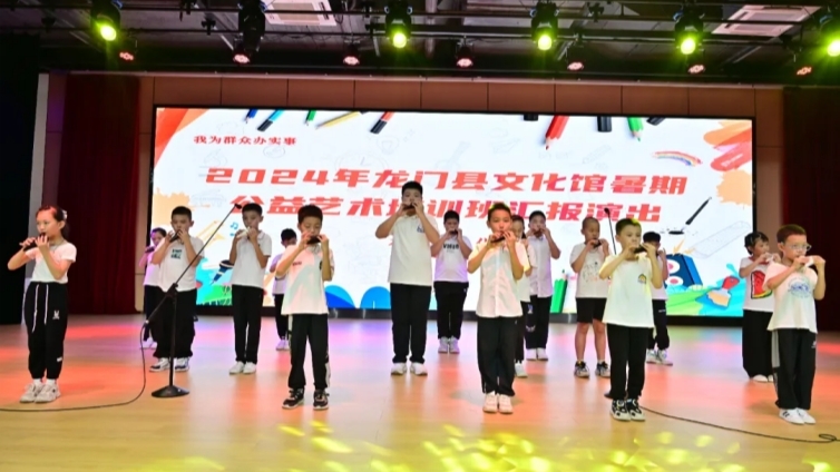 龙门县文化馆2024年暑期公益艺术培训班活动回顾