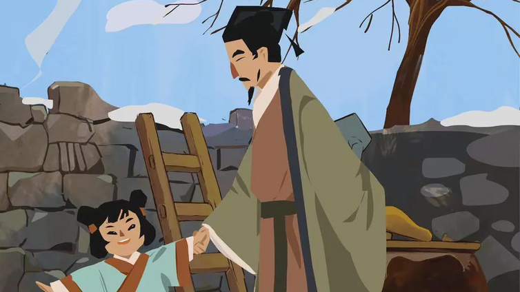 苏东坡插画系列丨冬至福至，美好如期而至