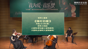 钢琴三重奏《落叶归根》